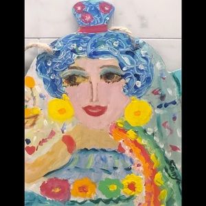 Unique Carmen Miranda Inspired Painting Decor